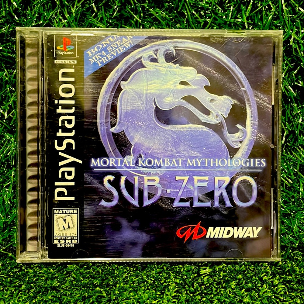 Vintage PS1 Mortal Kombat Mythologies SUB-ZERO 🕹